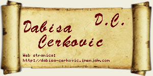 Dabiša Čerković vizit kartica